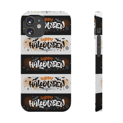 Embrace the spooky season with the Happy Halloween iPhone Case