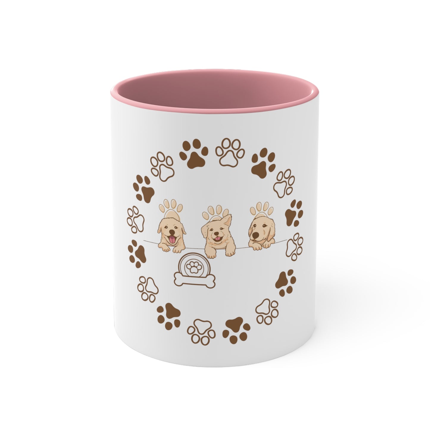 Unleash the Love: Personalized Pet Dog 11oz Accent Mug for Pawsome Mornings