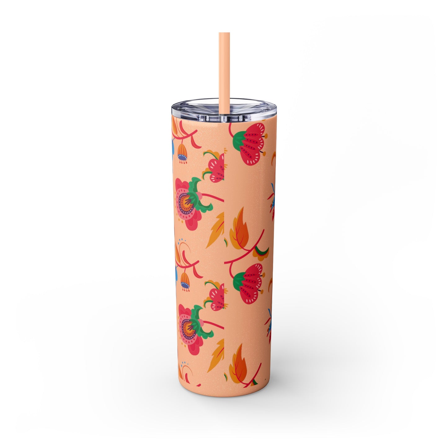 Skinny Tumbler with Straw, 20oz