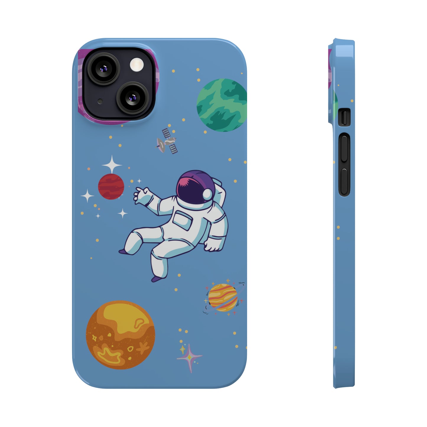 Astronaut Slim iPhone Cases - Stylish Protection for iPhone 11, 12, 13, 14, 15