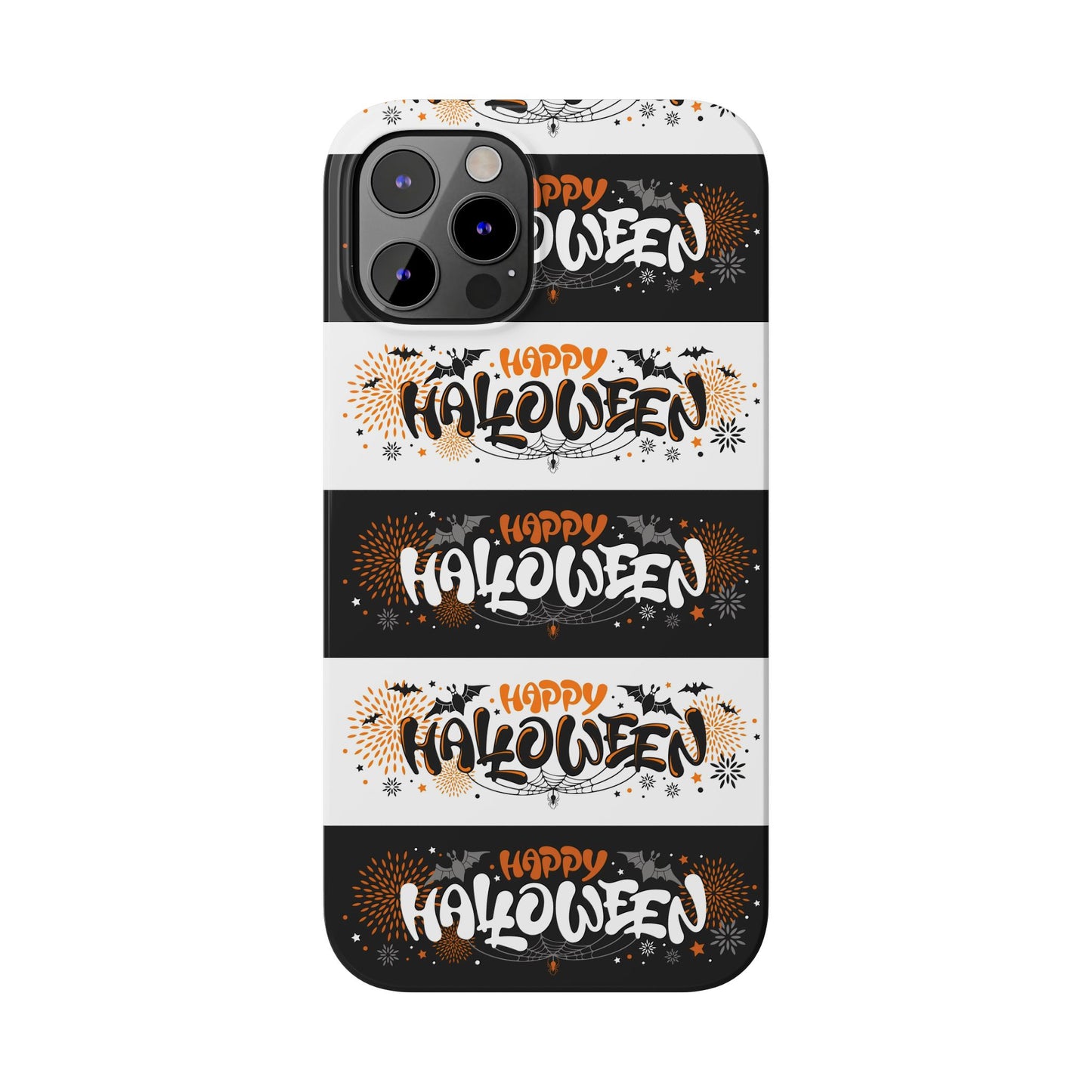 Embrace the spooky season with the Happy Halloween iPhone Case