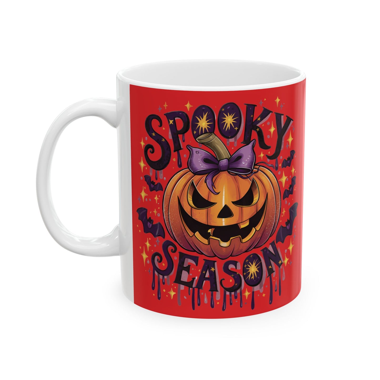 Spooky Season Halloween Ceramic Mug, (11oz, 15oz)