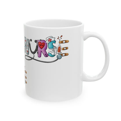 Nurse Ceramic Coffee Mug - Personalize Your Perfect Cuppa