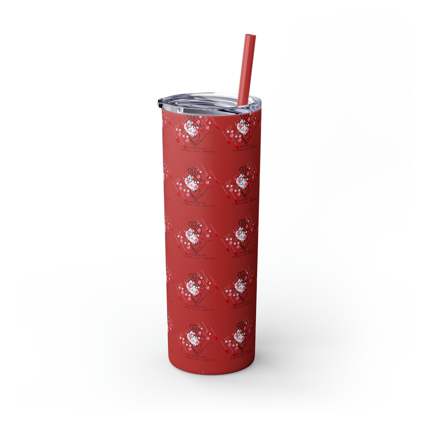 Skinny Girl Boss HOT & COLD Cup/Tumbler with Straw, 20oz