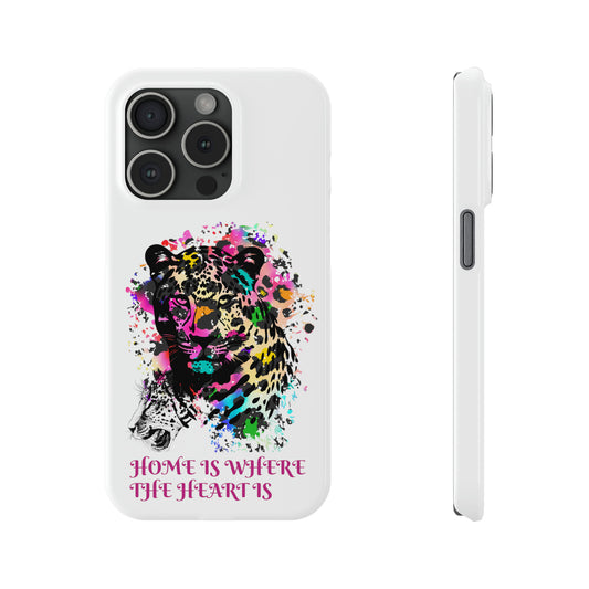 Home is Where the Heart Is Slim iPhone Cases - Stylish Protection for Your Device