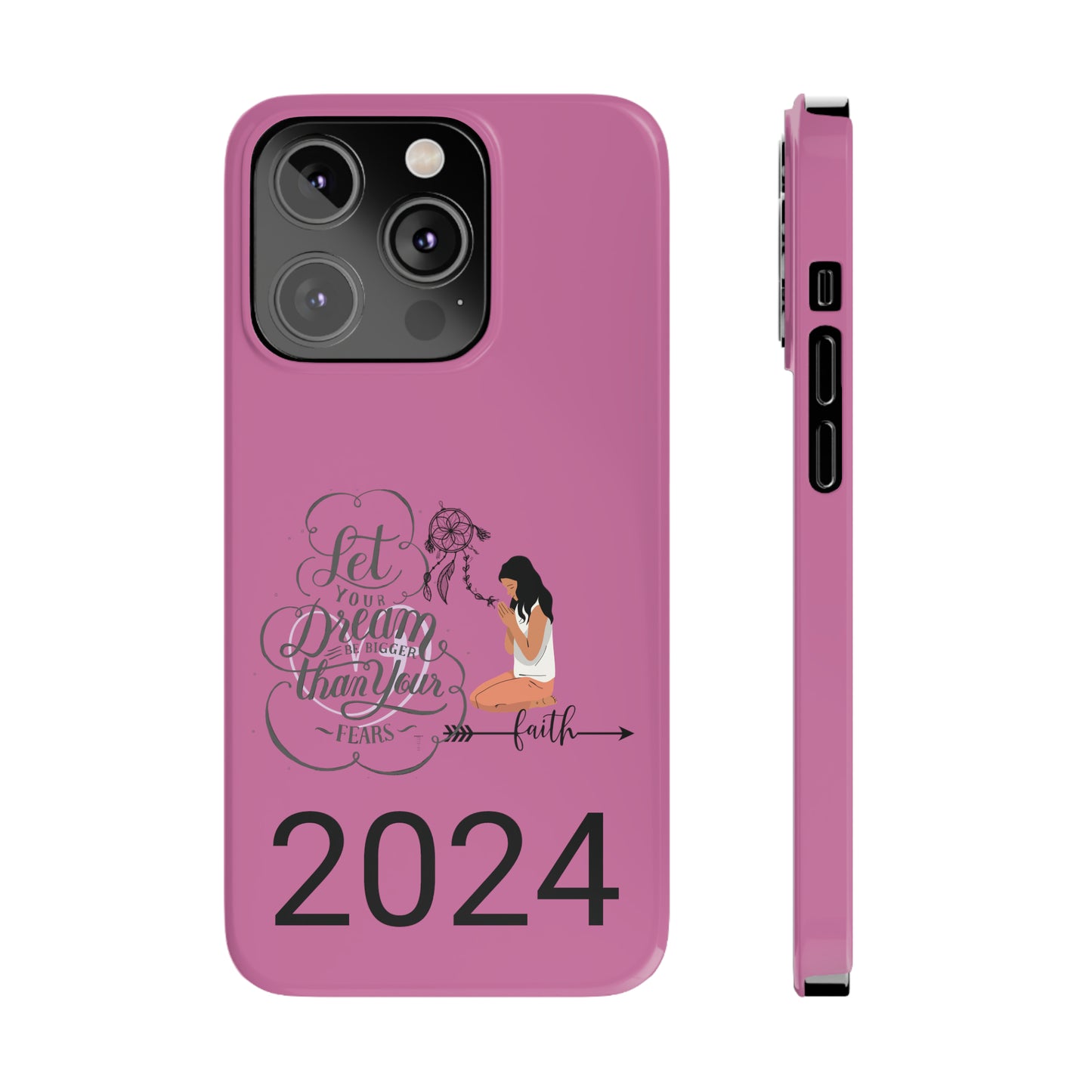 Let Your Dreams Be Bigger Than Your Fears Slim iPhone Cases