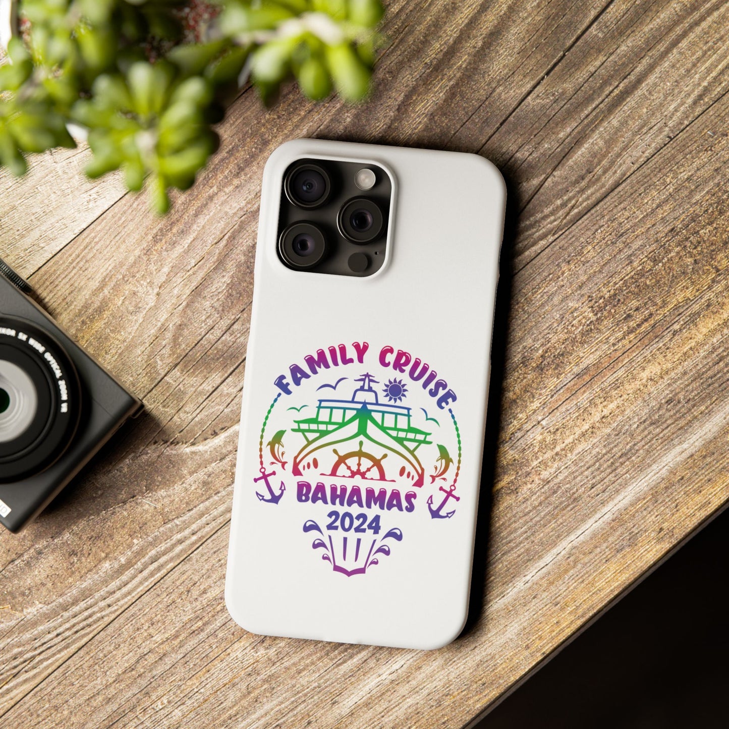 Family Cruise Bahamas iPhone Case With High Detail Design