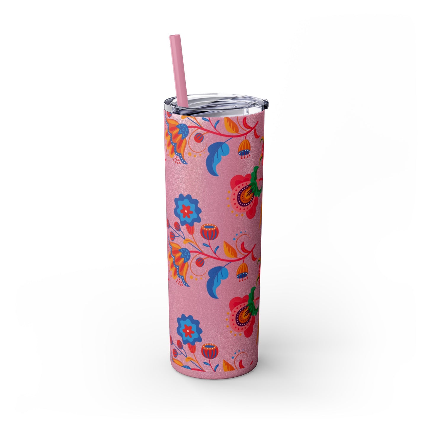 Skinny Tumbler with Straw, 20oz