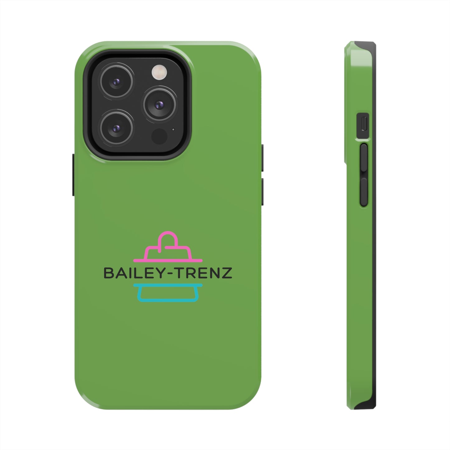 Green Tough BAILEY-TRENZ iPhone X-15 Cases