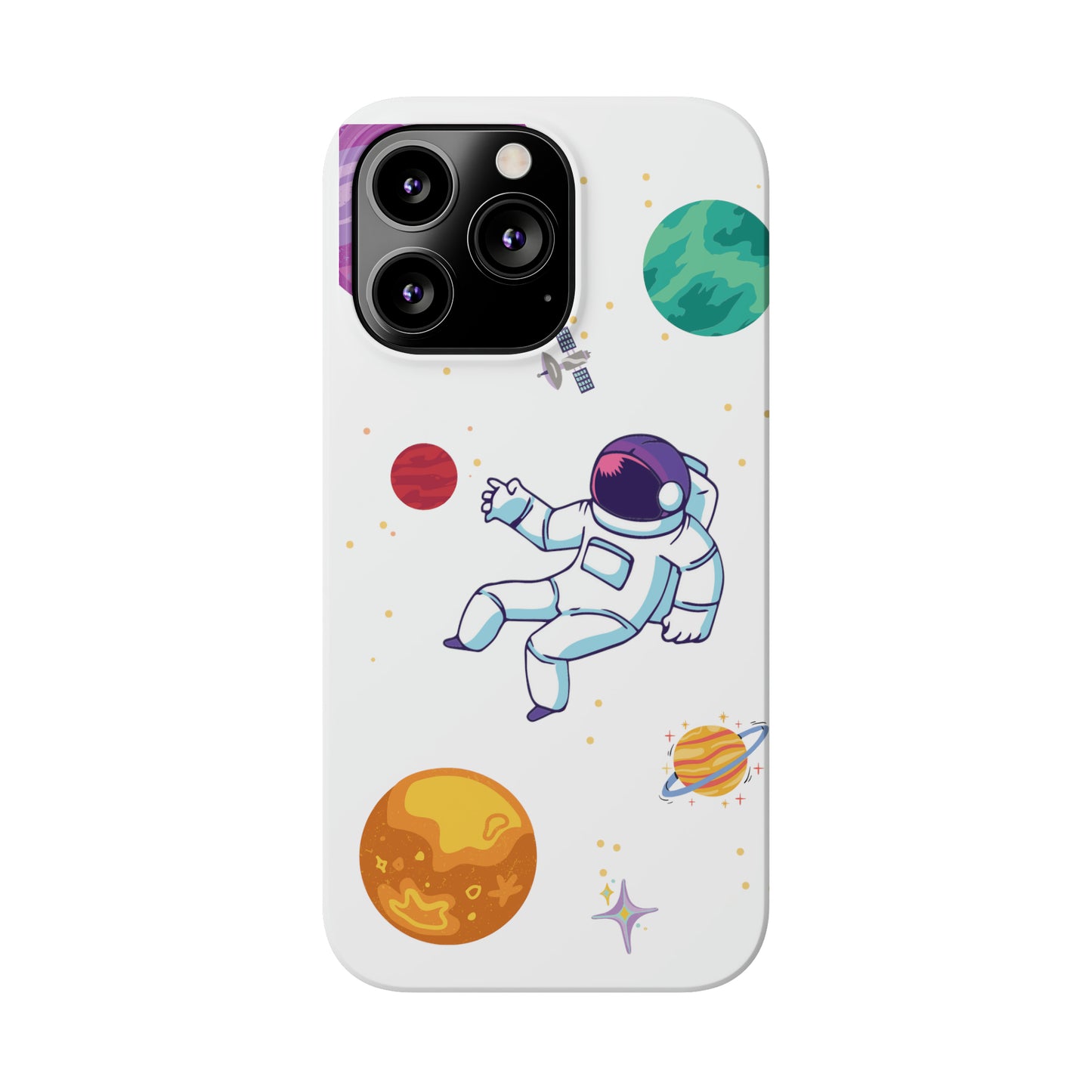 Astronaut Slim iPhone Cases - Elevate Your Device with Cosmic Style