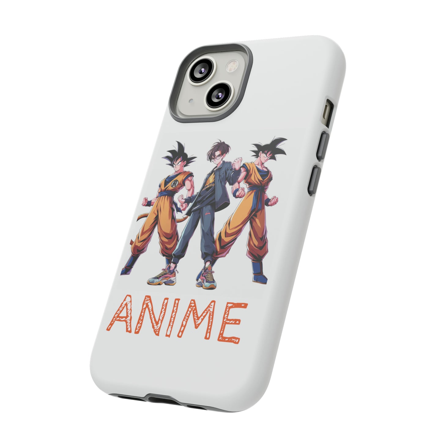 Tough Anime Goku iPhone Premium Protective Phone Cases for Apple, Samsung, and Google Devices