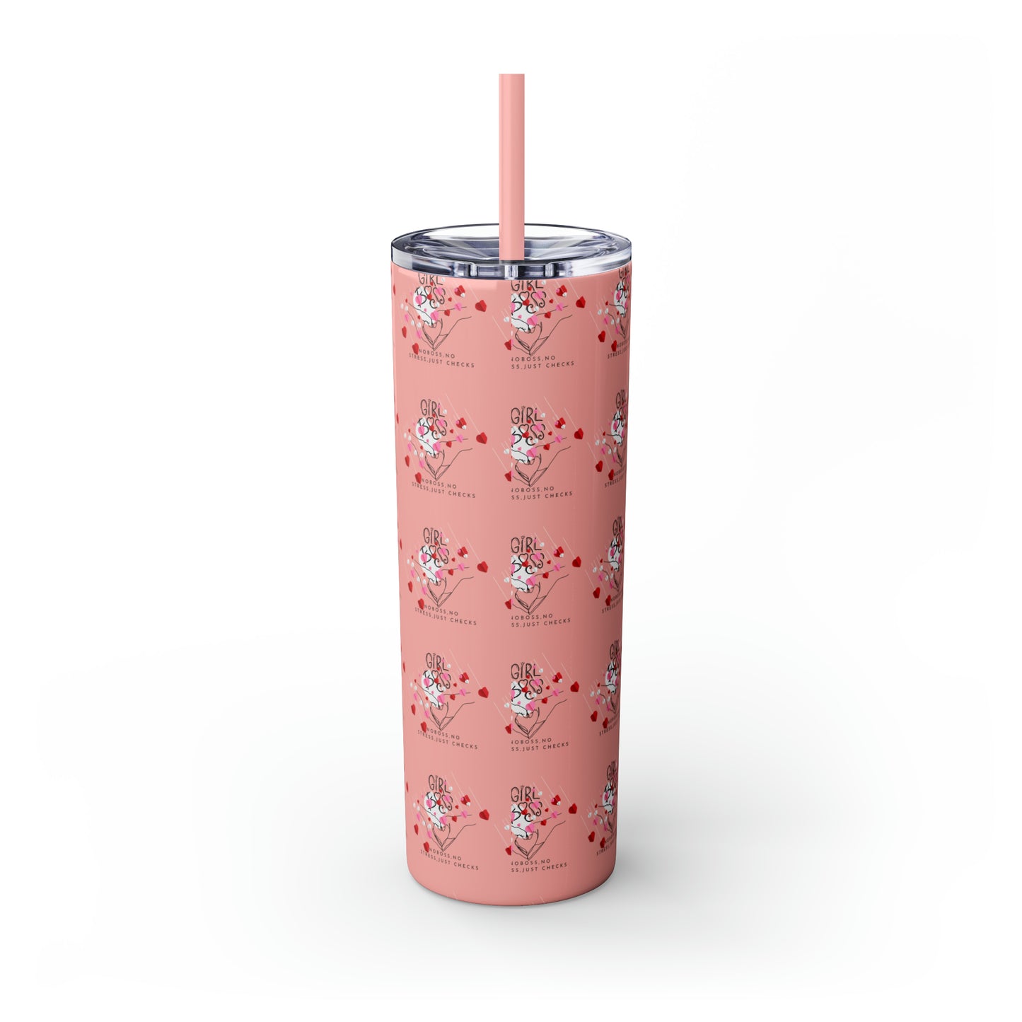 Skinny Girl Boss HOT & COLD Cup/Tumbler with Straw, 20oz