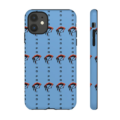 Blue Falling Tough iPhone 11-15 Cases