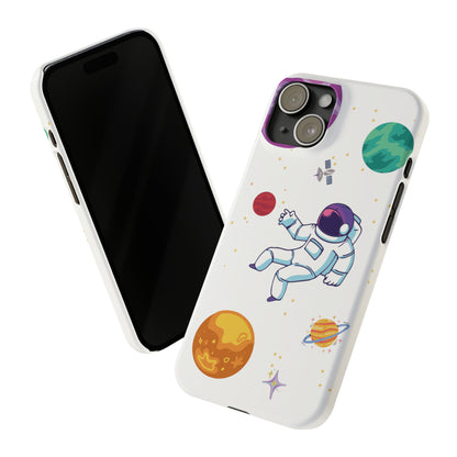 Astronaut Slim iPhone Cases - Elevate Your Device with Cosmic Style