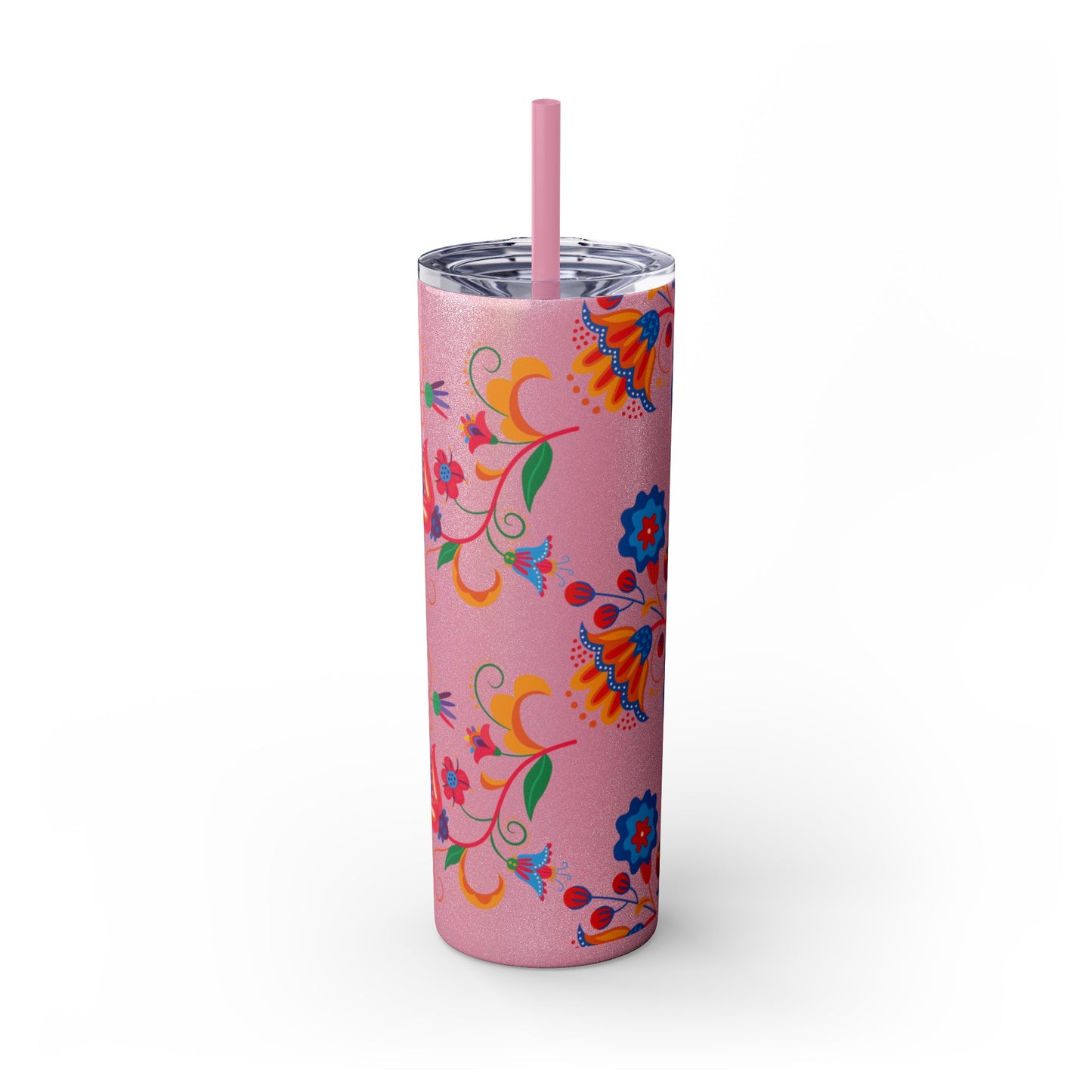 Skinny Tumbler with Straw, 20oz