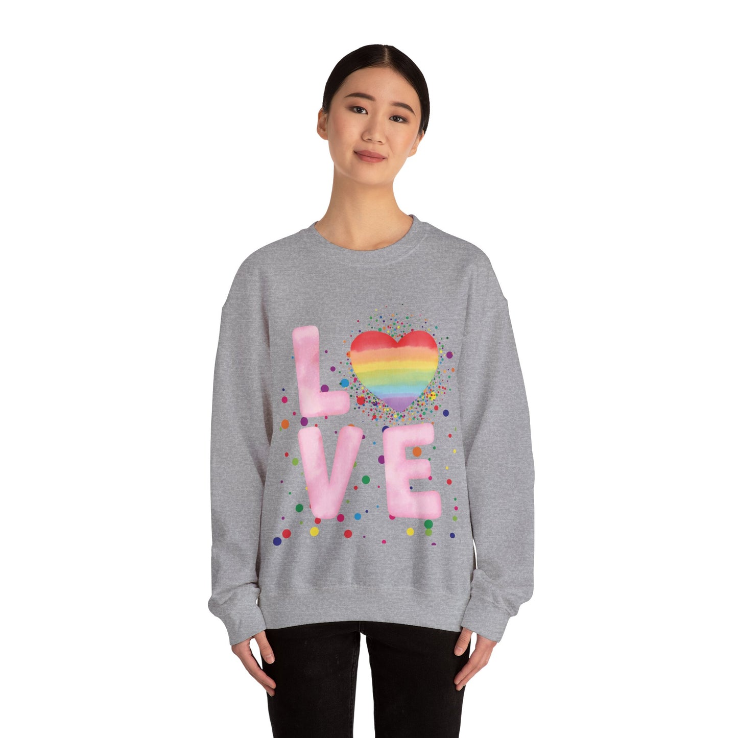 Love Rainbow Pride Color Unisex Sweatshirt