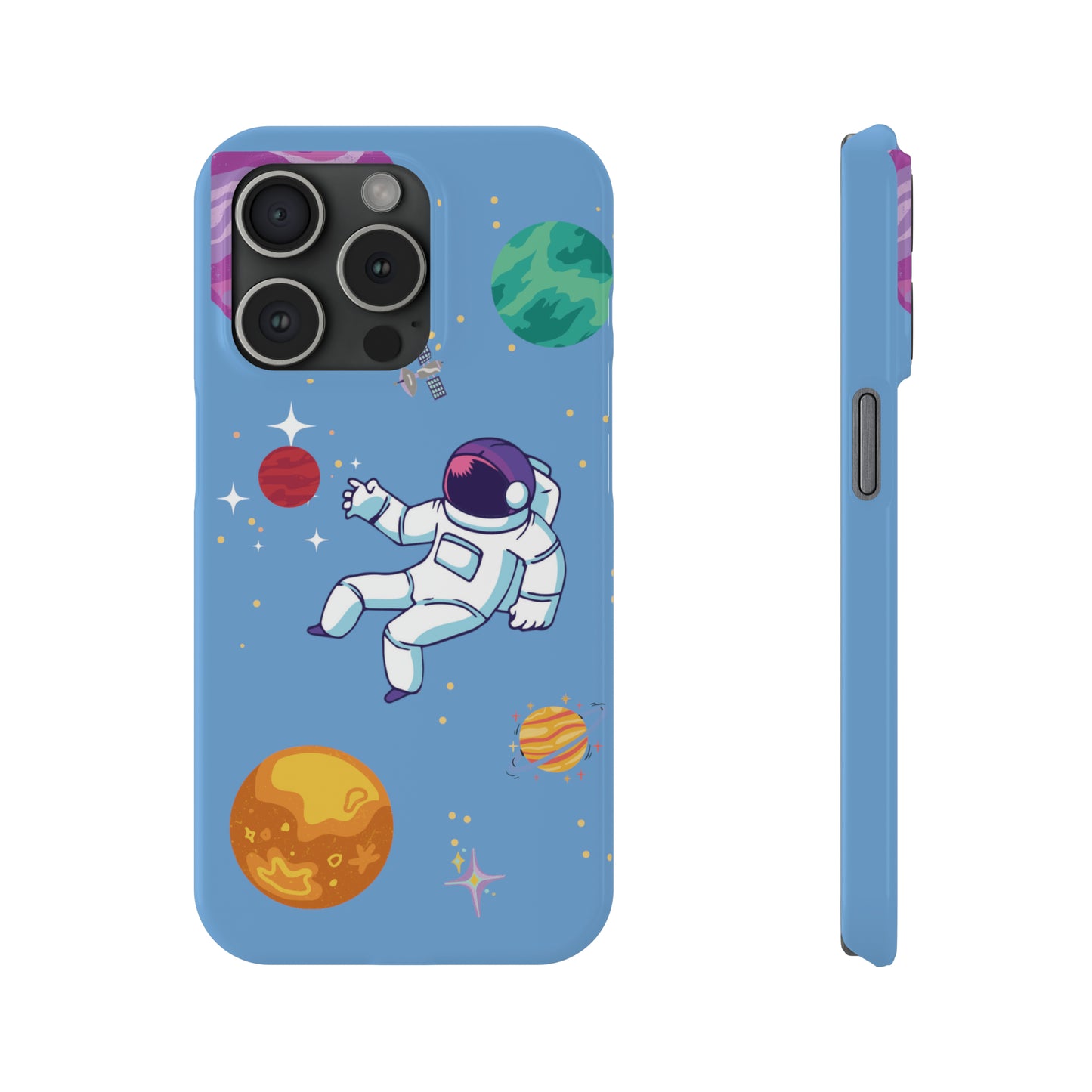 Astronaut Slim iPhone Cases - Stylish Protection for iPhone 11, 12, 13, 14, 15