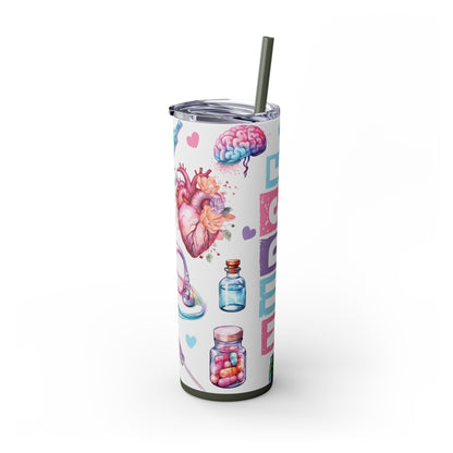 Nurse Tumbler - Personalized Skinny Tumbler for Healthcare Heroes