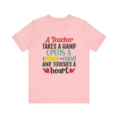 Inspirational Teacher Jersey Quote T-Shirt