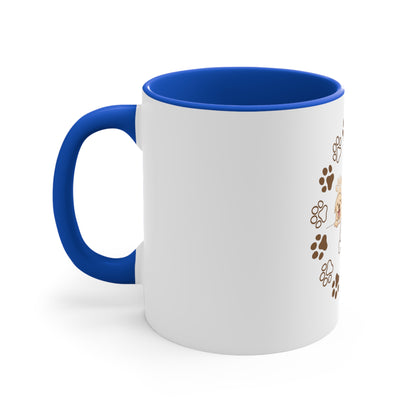 Unleash the Love: Personalized Pet Dog 11oz Accent Mug for Pawsome Mornings