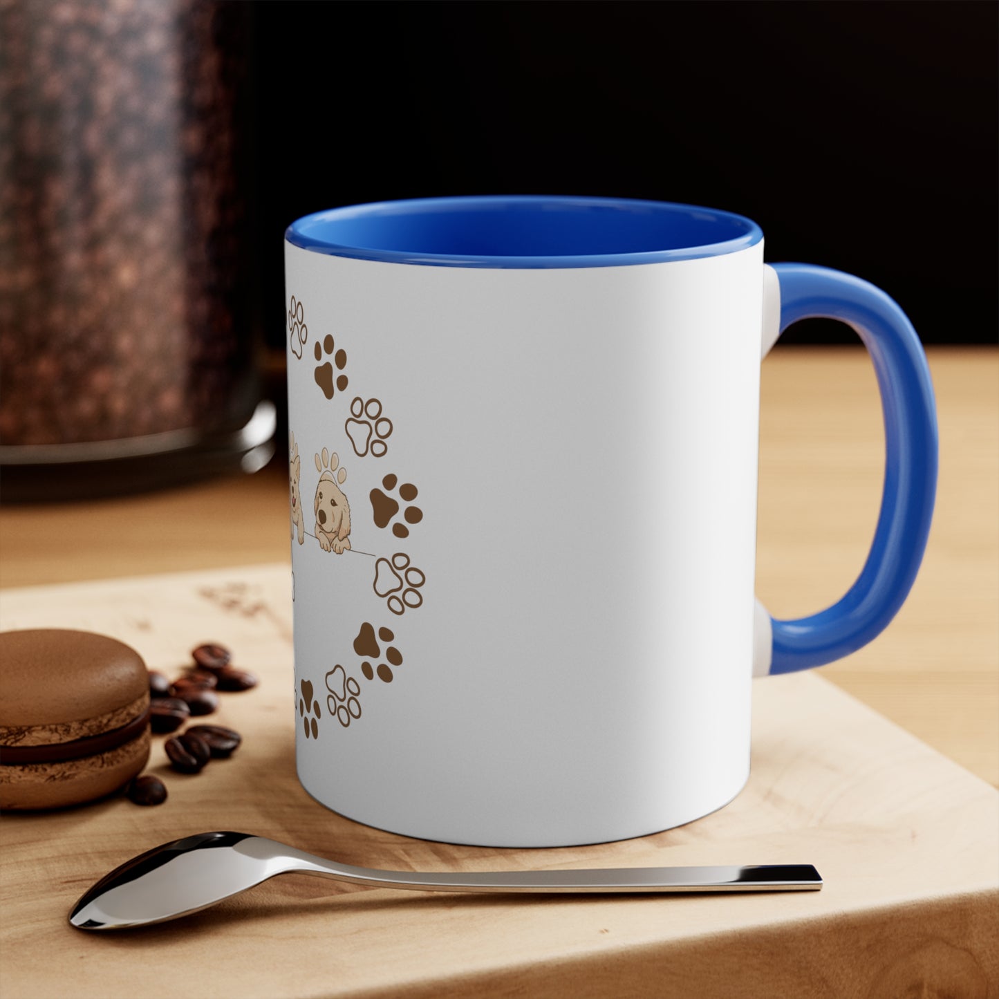 Unleash the Love: Personalized Pet Dog 11oz Accent Mug for Pawsome Mornings