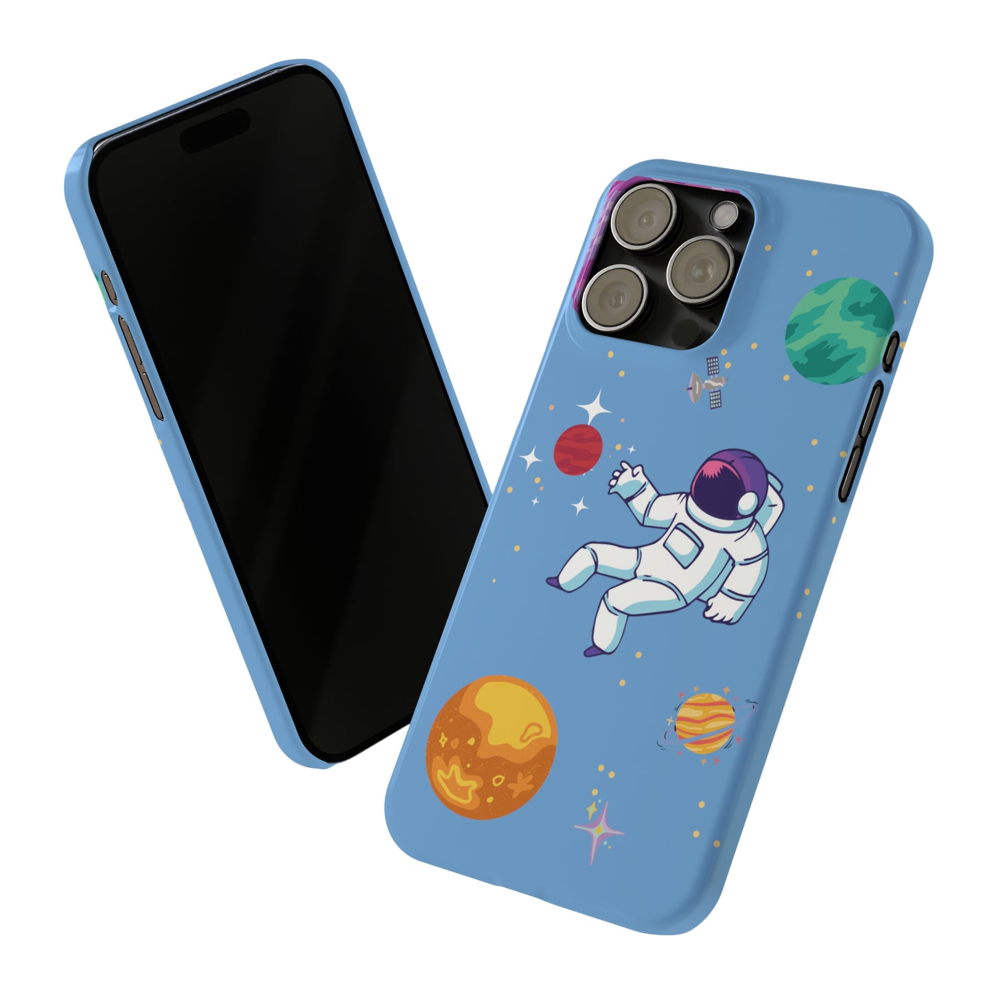 Astronaut Slim iPhone Cases - Stylish Protection for iPhone 11, 12, 13, 14, 15