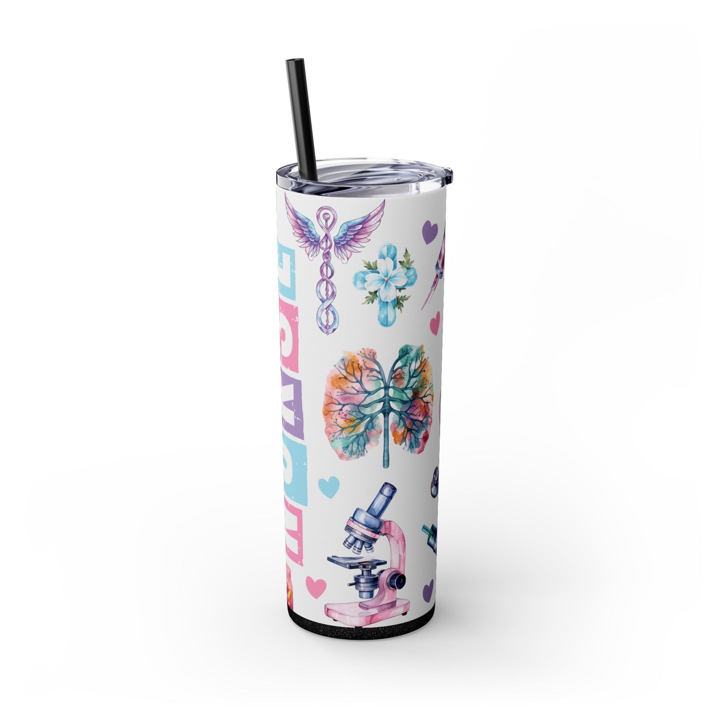 Nurse Tumbler - Personalized Skinny Tumbler for Healthcare Heroes