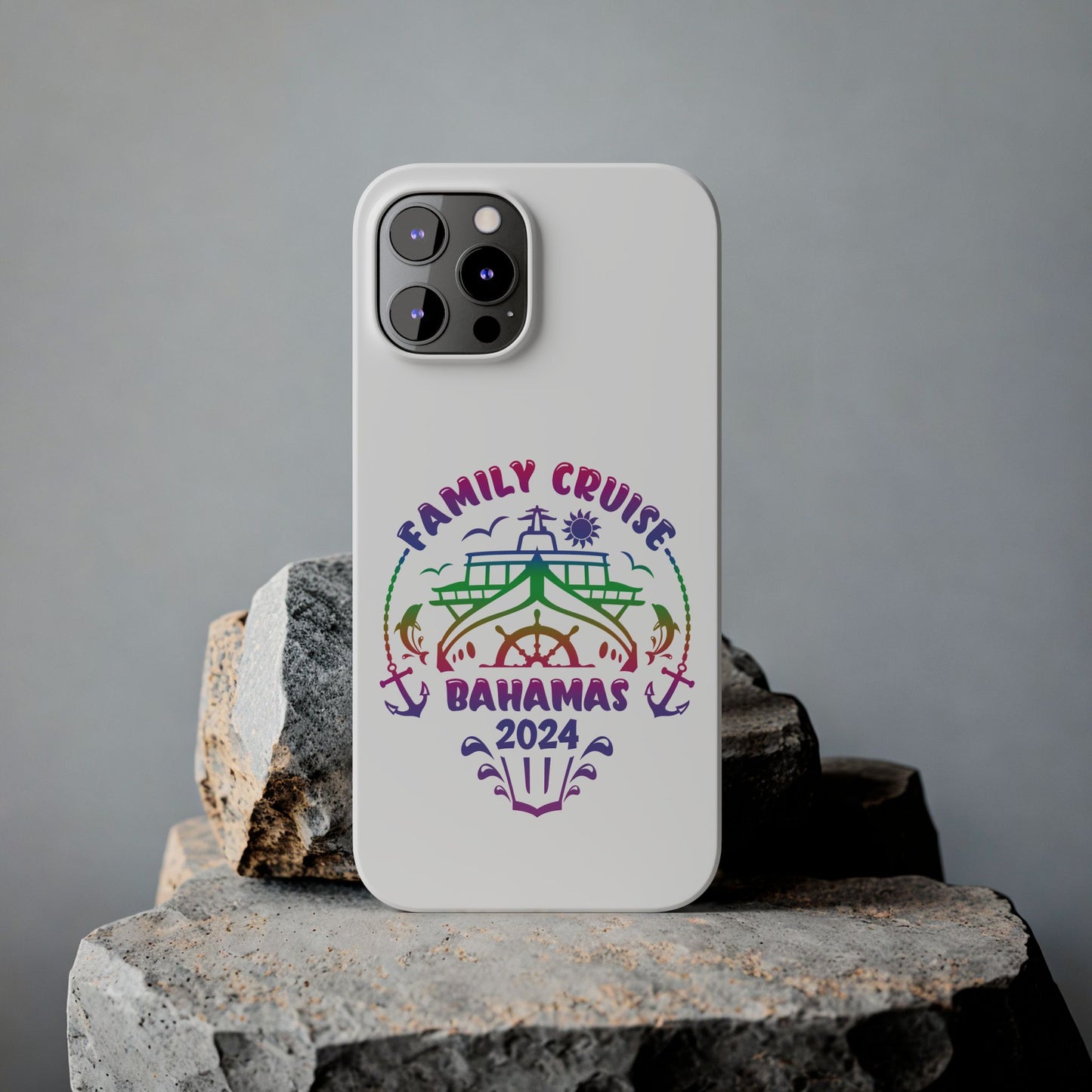 Family Cruise Bahamas iPhone Case With High Detail Design