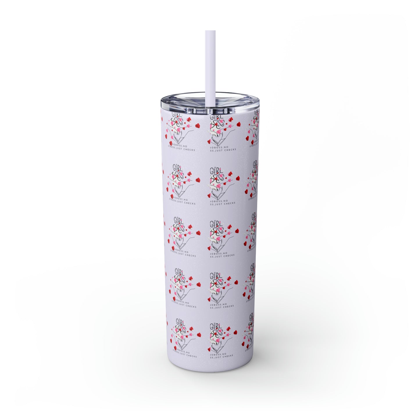 Skinny Girl Boss HOT & COLD Cup/Tumbler with Straw, 20oz