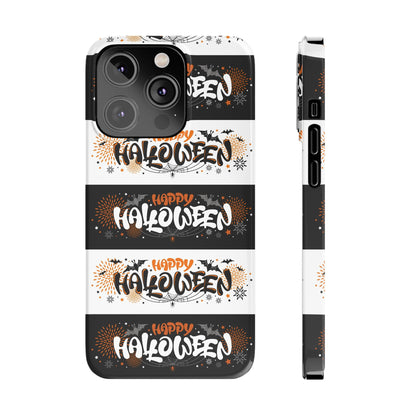 Embrace the spooky season with the Happy Halloween iPhone Case