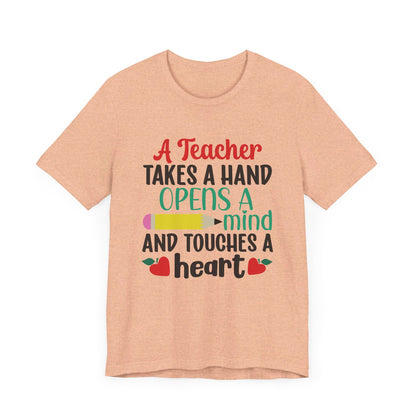 Inspirational Teacher Jersey Quote T-Shirt