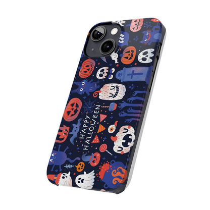 Bring the spooky spirit of Halloween to your fingertips with the Happy Halloween iPhone Case.