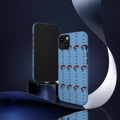 Blue Falling Tough iPhone 11-15 Cases