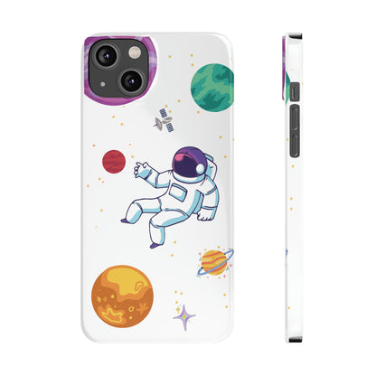 Astronaut Slim iPhone Cases - Elevate Your Device with Cosmic Style