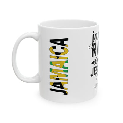 Jamaica Raise And Jesus Save Jamaican Mug (11oz, 15oz)