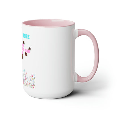 Sip in Style with Our Two-Tone 15oz Coffee Mug - Embrace Your Love Language: Sarcasm!