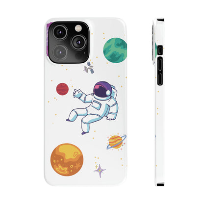 Astronaut Slim iPhone Cases - Elevate Your Device with Cosmic Style