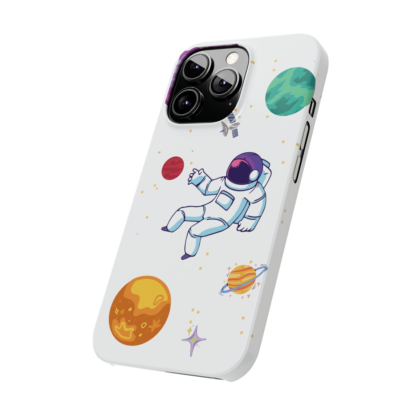 Astronaut Slim iPhone Cases - Elevate Your Device with Cosmic Style