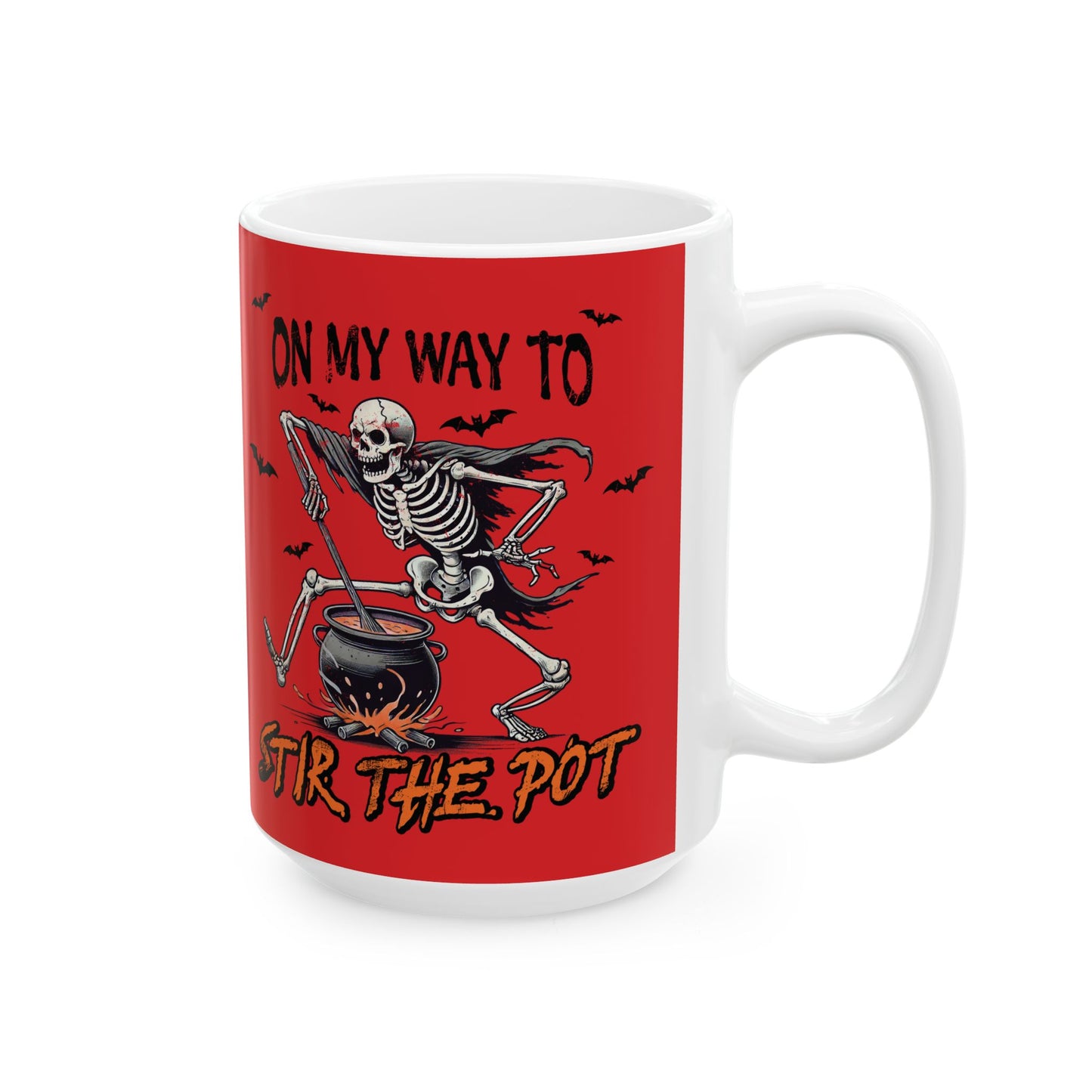 Spooky Season Halloween Ceramic Mug, (11oz, 15oz)