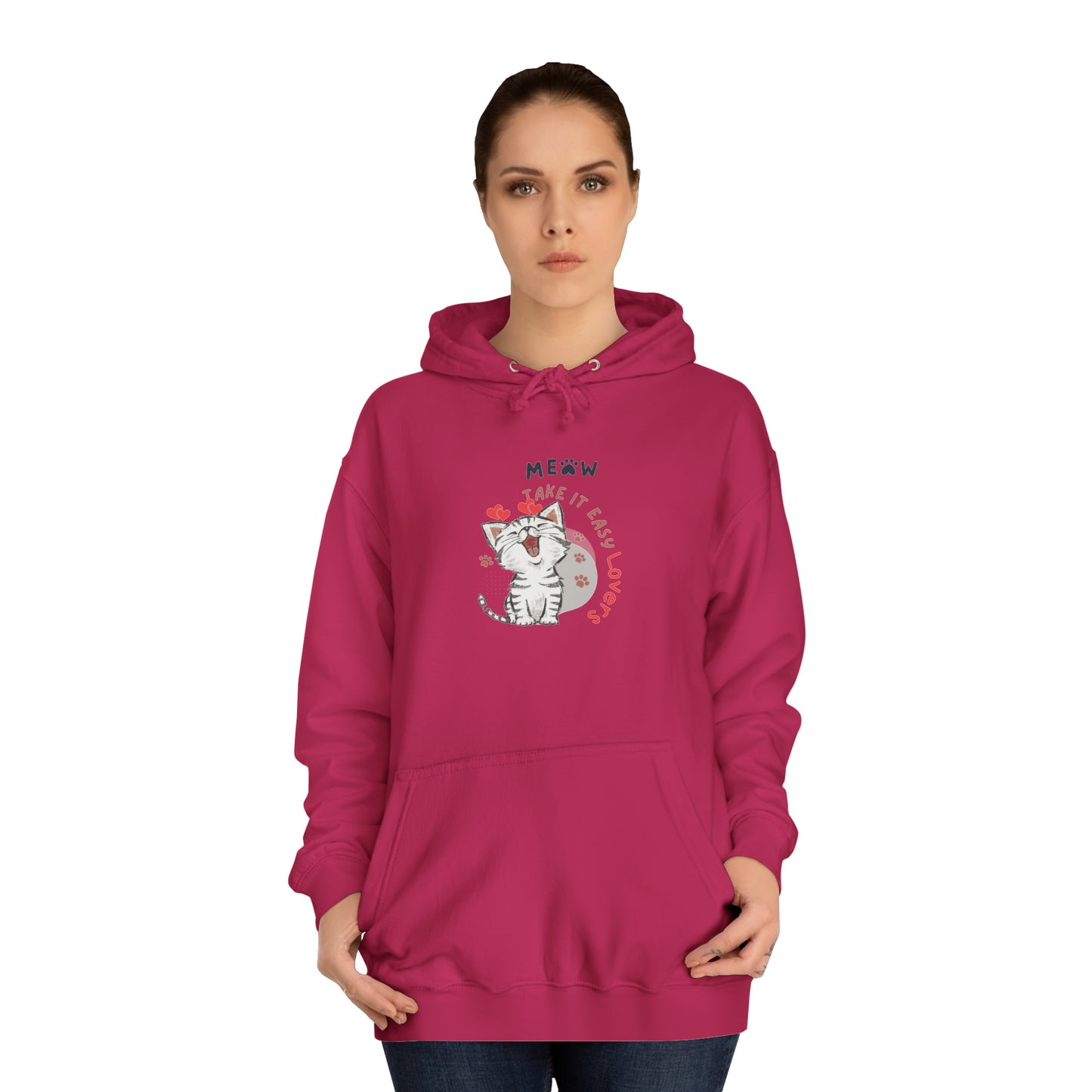 Take It Easy Lovers Hoodie - Cozy Comfort with a Stylish Twist