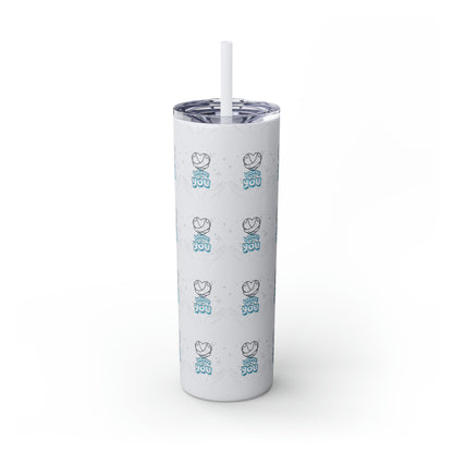 Believe In You Hot/Cold Skinny Tumbler with Straw, 20oz