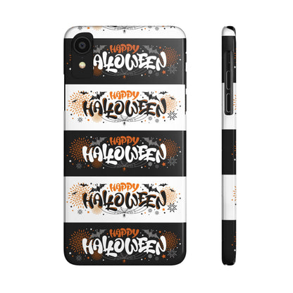 Embrace the spooky season with the Happy Halloween iPhone Case