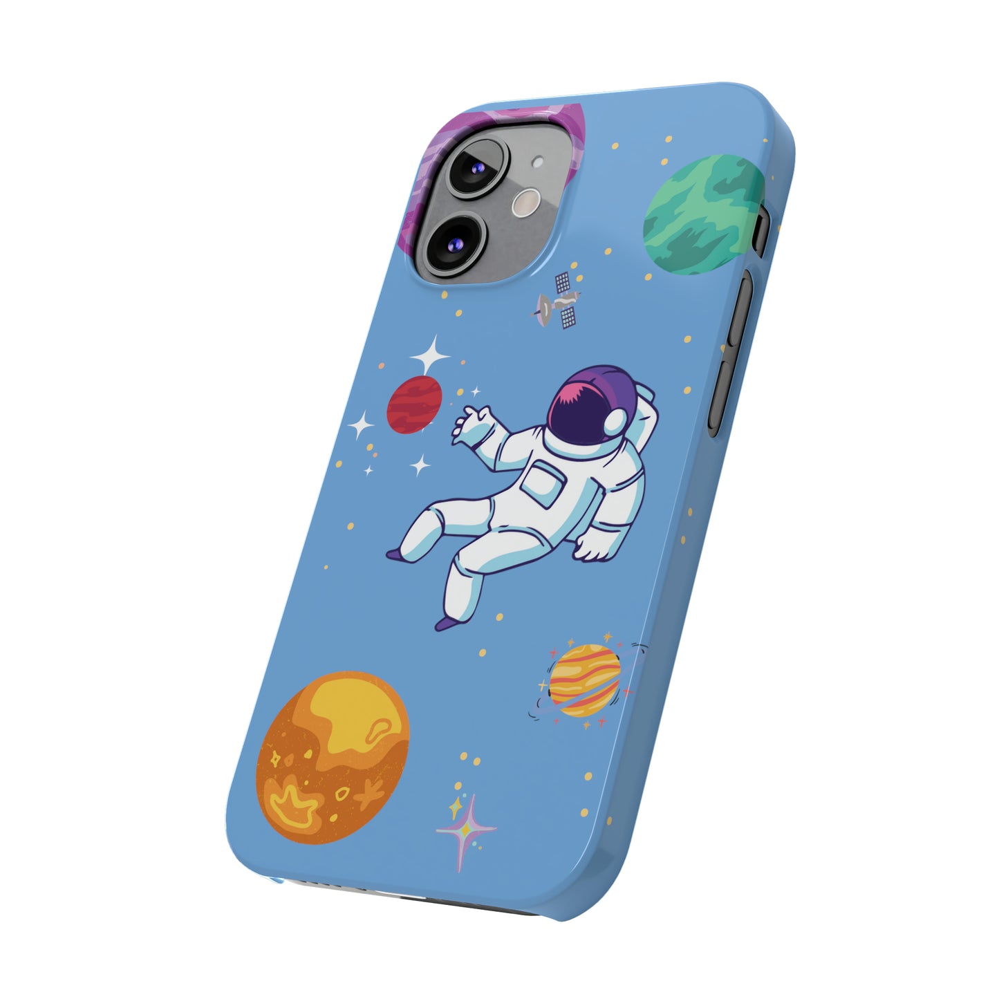 Astronaut Slim iPhone Cases - Stylish Protection for iPhone 11, 12, 13, 14, 15