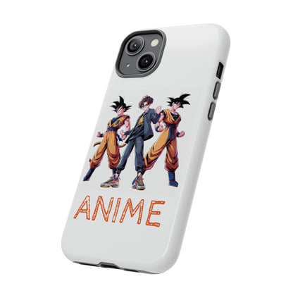 Tough Anime Goku iPhone Premium Protective Phone Cases for Apple, Samsung, and Google Devices