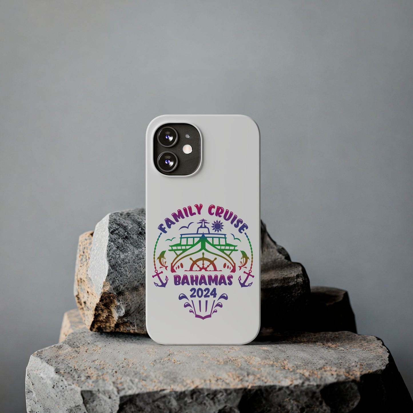 Family Cruise Bahamas iPhone Case With High Detail Design