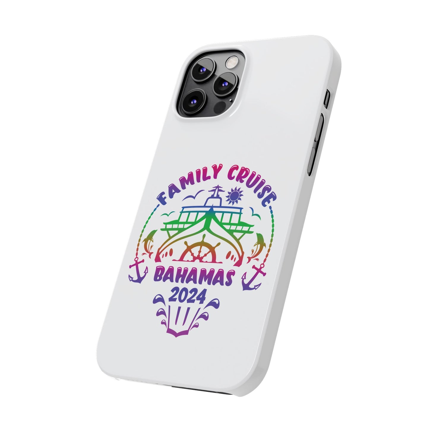 Family Cruise Bahamas iPhone Case With High Detail Design