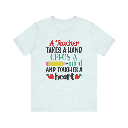 Inspirational Teacher Jersey Quote T-Shirt