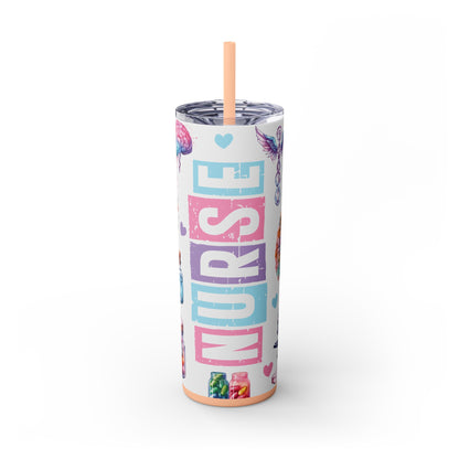 Nurse Tumbler - Personalized Skinny Tumbler for Healthcare Heroes