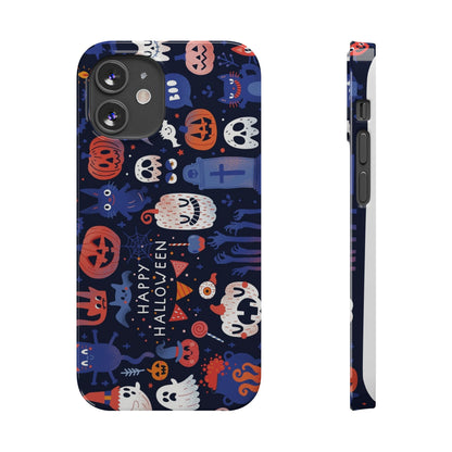 Bring the spooky spirit of Halloween to your fingertips with the Happy Halloween iPhone Case.