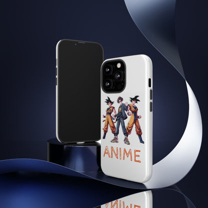 Tough Anime Goku iPhone Premium Protective Phone Cases for Apple, Samsung, and Google Devices